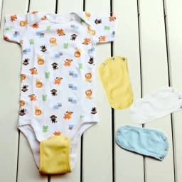 4Pcs/Set New Lovely Baby Romper Partner Super Utility Body Suit Jumpsuit Romper Soft Jumpsuit Bodysuit Lengthen Extender Cloth