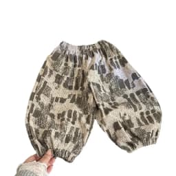 Dot Mid Waist Harem Children Trousers 1pcs Boy Girl Winter Autumn Corduroy Kids Pants