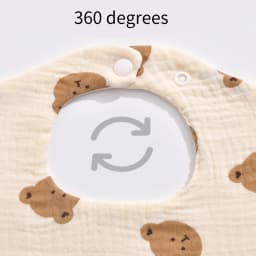 4Pcs Ultra-Soft and Comfortable Baby Bibs, Suitable for Ages 0-3, with Snap Button Design, Washable-Machine Washable, Newborn Gauze Drool Bibs-Waterproof Spit-Up Bibs for Babies, Ultra-Soft Autumn and Winter Bibs, Perfect Baby Shower Gift.