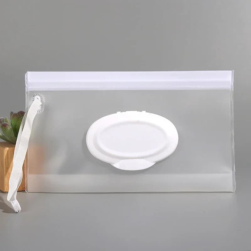 Baby Wet Wipe Pouch EVA Portable Transparent Holder Case Flip Cover Reusable Refillable Tissue Wipes Pouch Useful Tissue Box