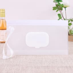 Baby Wet Wipe Pouch EVA Portable Transparent Holder Case Flip Cover Reusable Refillable Tissue Wipes Pouch Useful Tissue Box