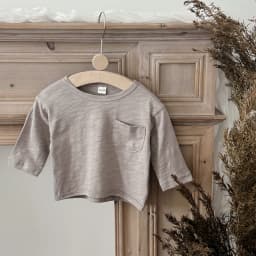 Spring/Autumn Baby T-shirt Pure Cotton Infant Girls Solid Color Tee Loose Thin Comfortable Toddler Cothes Boys Tops 0-3Y