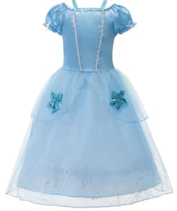 Princess Dress Collection Cinderella Snow White Aurora Rapunzel for Girls Halloween Birthday Cosplay Costume Kids 2-8Y Vestido