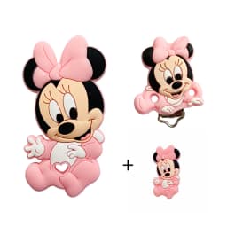 3pcs/set Silicone Cartoon Teether Nipple Clip Beads DIY Pacifier Chain Clips Beads Present Jewelry Accessories
