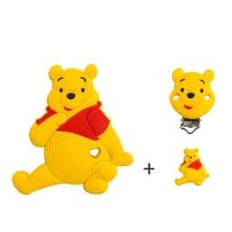 3pcs/set Silicone Cartoon Teether Nipple Clip Beads DIY Pacifier Chain Clips Beads Present Jewelry Accessories