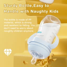 Newborn Baby Bottle 150/240/330ML Baby PP Bottle with Handle Milk BottleFeeding Baby Bottles Newborn Feeding Supplies BPA-FREE