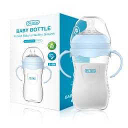 Newborn Baby Bottle 150/240/330ML Baby PP Bottle with Handle Milk BottleFeeding Baby Bottles Newborn Feeding Supplies BPA-FREE