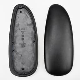 Arm Pads Caps Replacement for Hummanscale Liberty Office Home Computers Chair 1 Pair Black Color Armrest Surface Furniture Parts