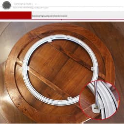 HQ WW01 NEW HEAVY DUTY Cold Rolled Steel Lazy Susan Turntable Dining Table Swivel Plate for WOOD TABLE with Horse Iron Acces