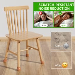 8PCS Chair Leg Floor Protectors Foot Cover  15-25° Thick Wrap Felt Pads Silicone Furniture Table 360° Protect Hardwood Floors