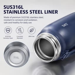 Philips Electric Kettle Thermos Cup 480ML 316 Stainless Steel Temp Display 24-Hour Long Insulation IPX7 AWP2569 insulated bottle
