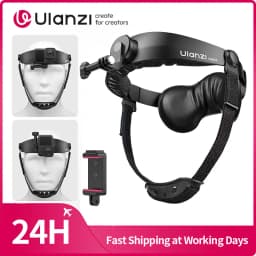 Ulanzi CM029 01 Head Strap Mount for Action Cameras Smartphones for DJI for Gopro Head Strap Mount for Cycling Hiking