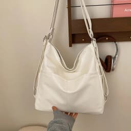 University Student Women's Tote Bag Hot Sale of The Season New Versatile High-End Large Capacity Commuter Backpack Autumn Winter