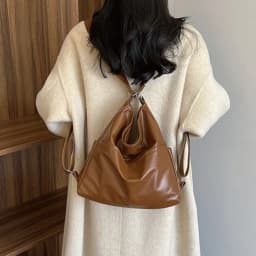 University Student Women's Tote Bag Hot Sale of The Season New Versatile High-End Large Capacity Commuter Backpack Autumn Winter