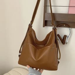 University Student Women's Tote Bag Hot Sale of The Season New Versatile High-End Large Capacity Commuter Backpack Autumn Winter