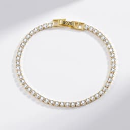 925 Sterling Silver Bracelet Love Elegant Zircon Tennis Crystal Chain for Women Fashion Noble Engagement Wedding Glam