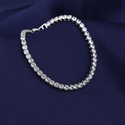925 Sterling Silver Bracelet Love Elegant Zircon Tennis Crystal Chain for Women Fashion Noble Engagement Wedding Glam