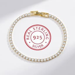 925 Sterling Silver Bracelet Love Elegant Zircon Tennis Crystal Chain for Women Fashion Noble Engagement Wedding Glam