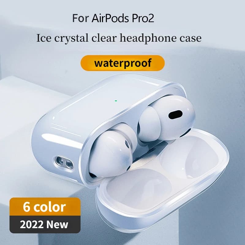Transparent Protective Case Cover with Lanyard For Airpods Pro 2 Soft Skin TPU Shockproof Case Cover Designed