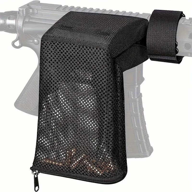 Hunting Bullet Shell Bag Military Gear Ammo Brass Shell Catcher Mesh Trap Nylon Mesh Bag Capture Black Collection Bag Ammo Bag