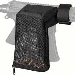 Hunting Bullet Shell Bag Military Gear Ammo Brass Shell Catcher Mesh Trap Nylon Mesh Bag Capture Black Collection Bag Ammo Bag