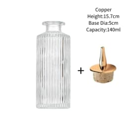 Vintage Glass With Stainless Steel Caps Cocktail Bitters Bottles With Cap Kitchen Seasoning Tools Bar Bartender Accessories