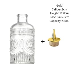 Vintage Glass With Stainless Steel Caps Cocktail Bitters Bottles With Cap Kitchen Seasoning Tools Bar Bartender Accessories