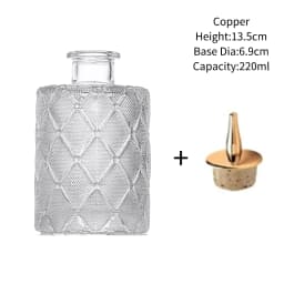 Vintage Glass With Stainless Steel Caps Cocktail Bitters Bottles With Cap Kitchen Seasoning Tools Bar Bartender Accessories