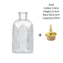 Vintage Glass With Stainless Steel Caps Cocktail Bitters Bottles With Cap Kitchen Seasoning Tools Bar Bartender Accessories