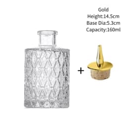 Vintage Glass With Stainless Steel Caps Cocktail Bitters Bottles With Cap Kitchen Seasoning Tools Bar Bartender Accessories