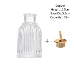 Vintage Glass With Stainless Steel Caps Cocktail Bitters Bottles With Cap Kitchen Seasoning Tools Bar Bartender Accessories