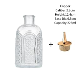 Vintage Glass With Stainless Steel Caps Cocktail Bitters Bottles With Cap Kitchen Seasoning Tools Bar Bartender Accessories