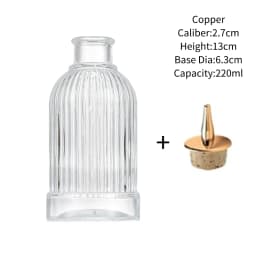 Vintage Glass With Stainless Steel Caps Cocktail Bitters Bottles With Cap Kitchen Seasoning Tools Bar Bartender Accessories