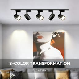 Led Track Light COB 220V Full Set Led Spot Track Lighting Rail Lamp for Living Room Clothing Store Bedroom Track Ceiling Lamp