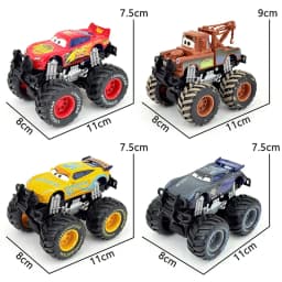 Pixar Cars 2 Lightning McQueen StormCruz Mater Jackson Ramirez Inertial AssistanceAlloy Off-Road Vehicle Child Toys Gifts