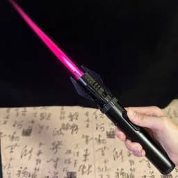 JOBON Metal Outdoor Windproof Turbine Torch Strong Fire Power Blue Flame Straight Butane Gas Lighter Gas Kitchen BBQ Welding