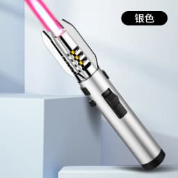 JOBON Metal Outdoor Windproof Turbine Torch Strong Fire Power Blue Flame Straight Butane Gas Lighter Gas Kitchen BBQ Welding