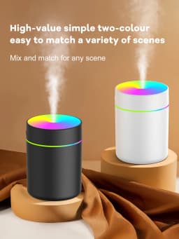 180ml Aromatherapy diffuser Humidifier Aromatherapy essential oil Air purifier Sleeping car carrying home LED 7 color light
