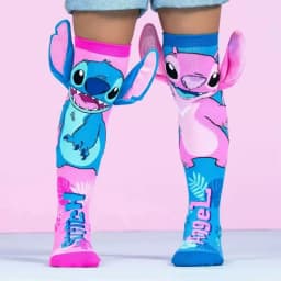New Style Funny Stitch Cartoon Anime Cartoon Character Personalized Novelty Socks Men Women Breathable Cotton Stocking