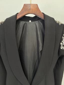 HIGH STREET Newest Fashion 2026 Designer Party Vestido Women's Stylish Backless Diamonds Beaded Crystal Long Maxi Dress