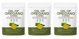 Oil of Oregano Softgels 6000mg with Black Seed Oil for Immune System & Digestive Support,Antioxidant Support Soy-Free 60 Count