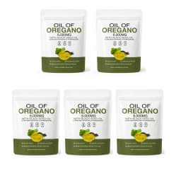 Oil of Oregano Softgels 6000mg with Black Seed Oil for Immune System & Digestive Support,Antioxidant Support Soy-Free 60 Count