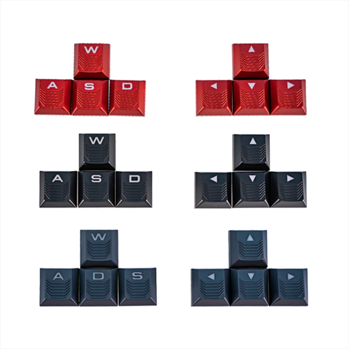 Texture Tactility Backlit WASD Keycaps+Arrow Keys,Replacement for Cherry MX 1.0/2.0S/3.0S/5.0/6.0/8.0/9.0 Mechanical Keyboards
