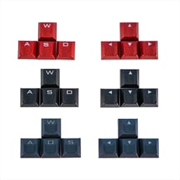 Texture Tactility Backlit WASD Keycaps+Arrow Keys,Replacement for Cherry MX 1.0/2.0S/3.0S/5.0/6.0/8.0/9.0 Mechanical Keyboards