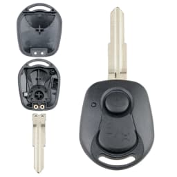 2 Buttons Car Key Fob Case Shell Replacement Remote Cover fit for SSANGYONG ACTYON KYRON REXTON New