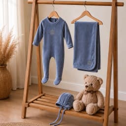 2026 Mali's AW Baby Boutique Velvet Newborn Footies Hats High Quality Blankets Toddler Girls Boys Print Clothing 3m-18m