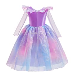 Wicked Cute Pink Dress for Girls 2-12 Yrs Halloween Wizard Glinda Costume for Good Movie Role Playing Outfit Carnival Apparel