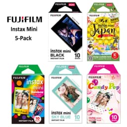 10/20/50/100/200 Sheets Fujifilm Instax Mini 12 Film White Edge Photo Paper For Mini LiPlay 11 9 8 40 70 90 Instant Camera EVO