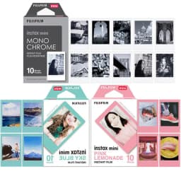 10/20/50/100/200 Sheets Fujifilm Instax Mini 12 Film White Edge Photo Paper For Mini LiPlay 11 9 8 40 70 90 Instant Camera EVO