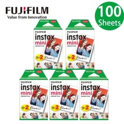 10/20/50/100/200 Sheets Fujifilm Instax Mini 12 Film White Edge Photo Paper For Mini LiPlay 11 9 8 40 70 90 Instant Camera EVO